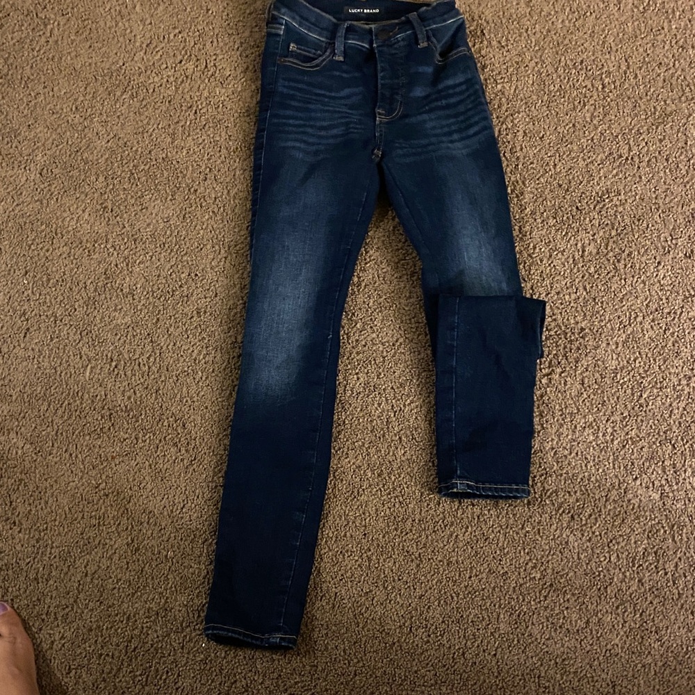 Lucky Brand Dark Indigo Skinny Jeans